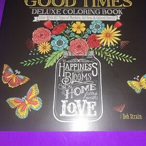 Adult deluxe coloring book